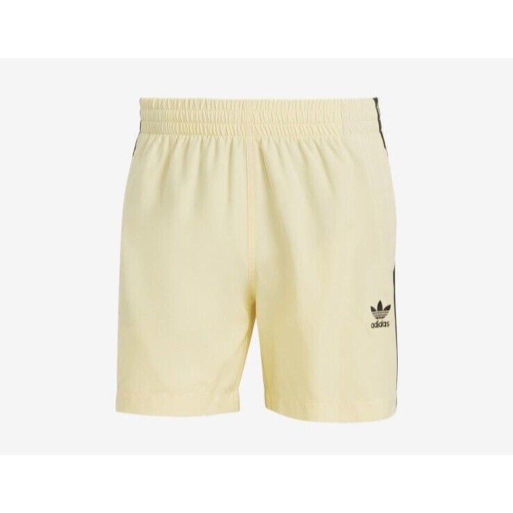 NWT - Men Adidas Originals 3S Swim Light Blue Short - 2XL